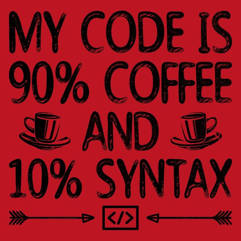 Kaffee-Codierung Programmierer Programmierer Entwickler Nerd Coff