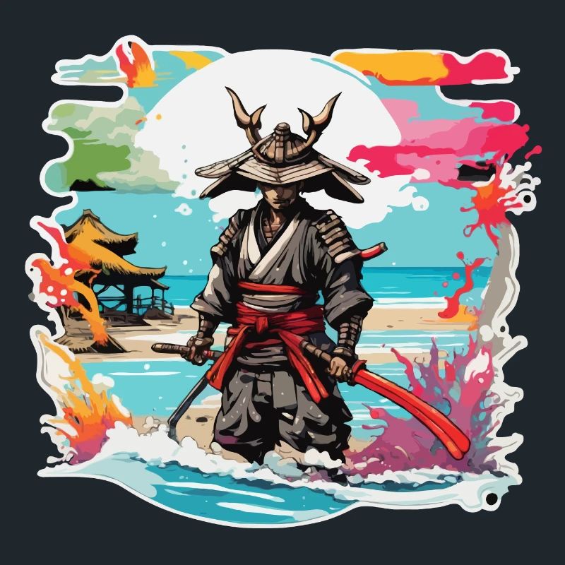Samurai / Japanisch / Harakiri / Katana / Mann