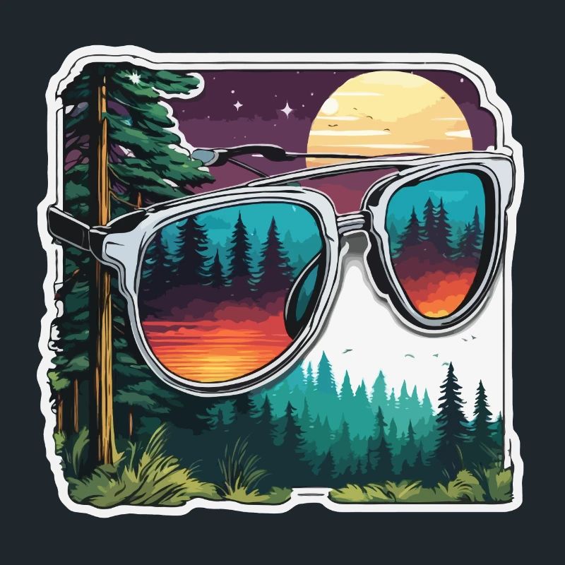 Lunettes de soleil / Reflection / Forest / Reflection