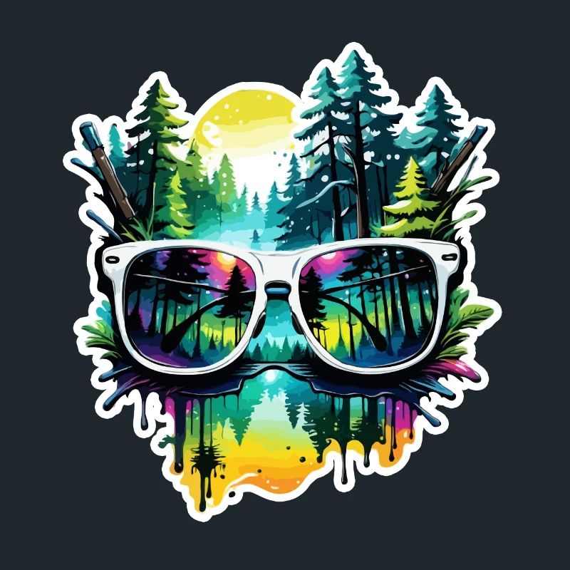 Lunettes de soleil / Reflection / Forest / Reflection