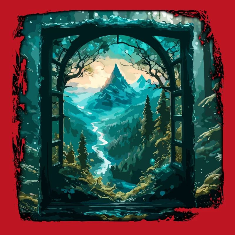 Window in the Forest / Trees / View / Wilderness