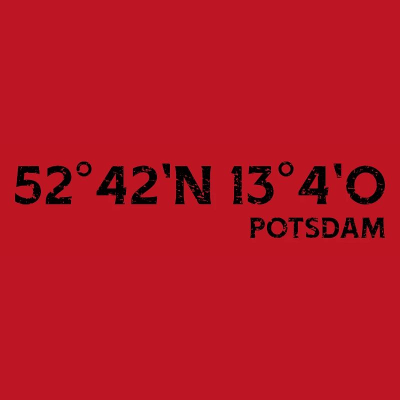 Potsdam Coordinates Souvenir Gift