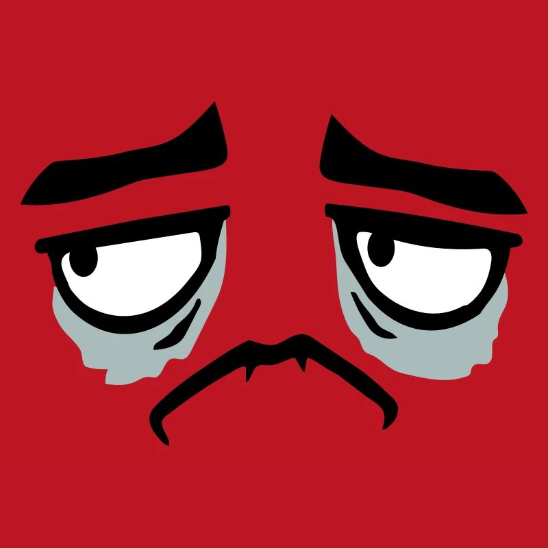 Grumpy sad disappointed face funny