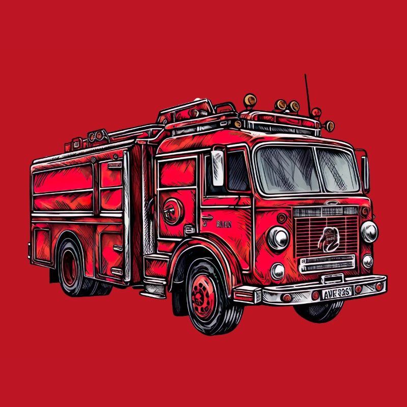 Fire trucks are also called fire engines