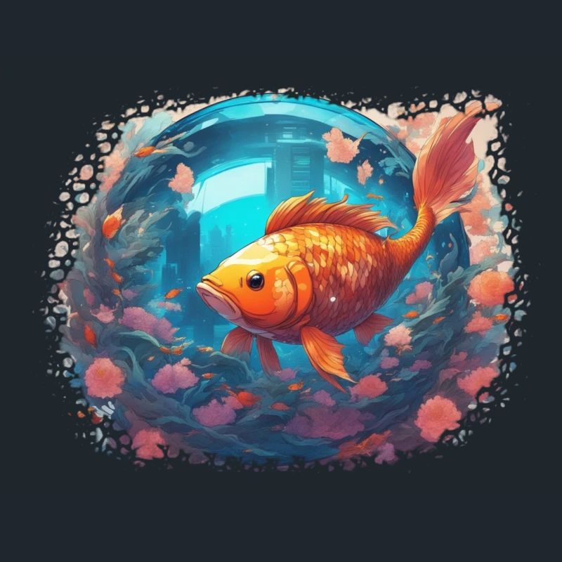 Reflets de poisson-lune