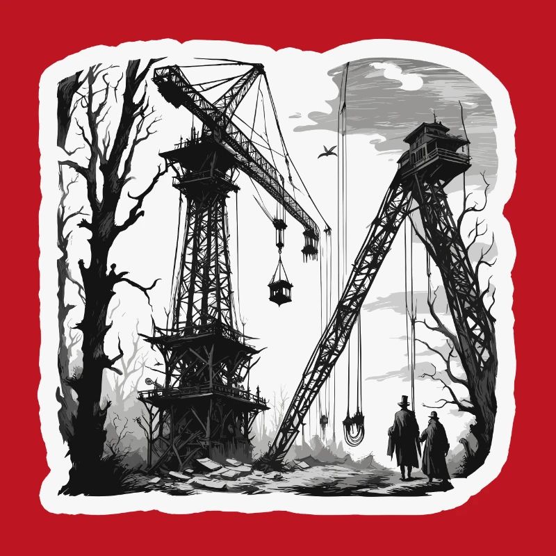 Crane / construction site / winch / crane system