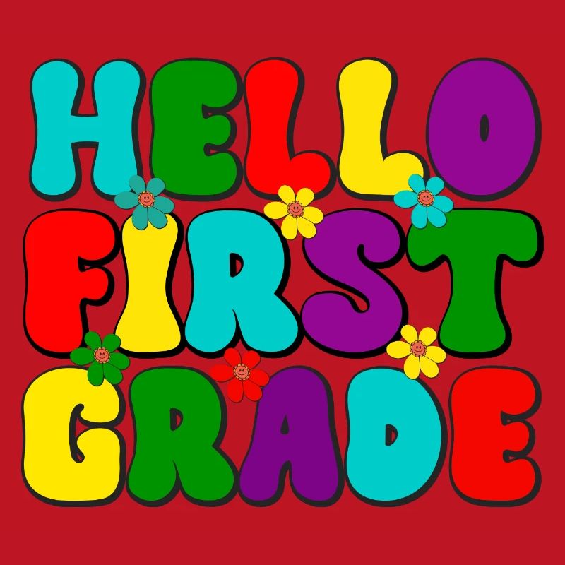 Hello first grade, Schule, Einschulung Schulstart