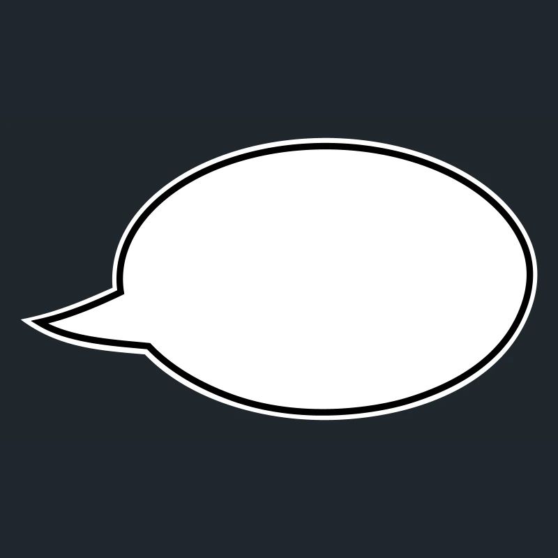 À droite bande dessinée à la bulle de dialogue