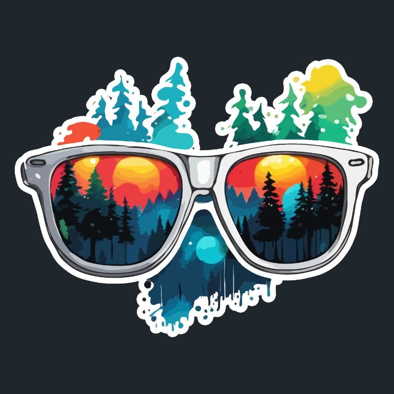 Lunettes de soleil / Reflection / Forêt / Reflection