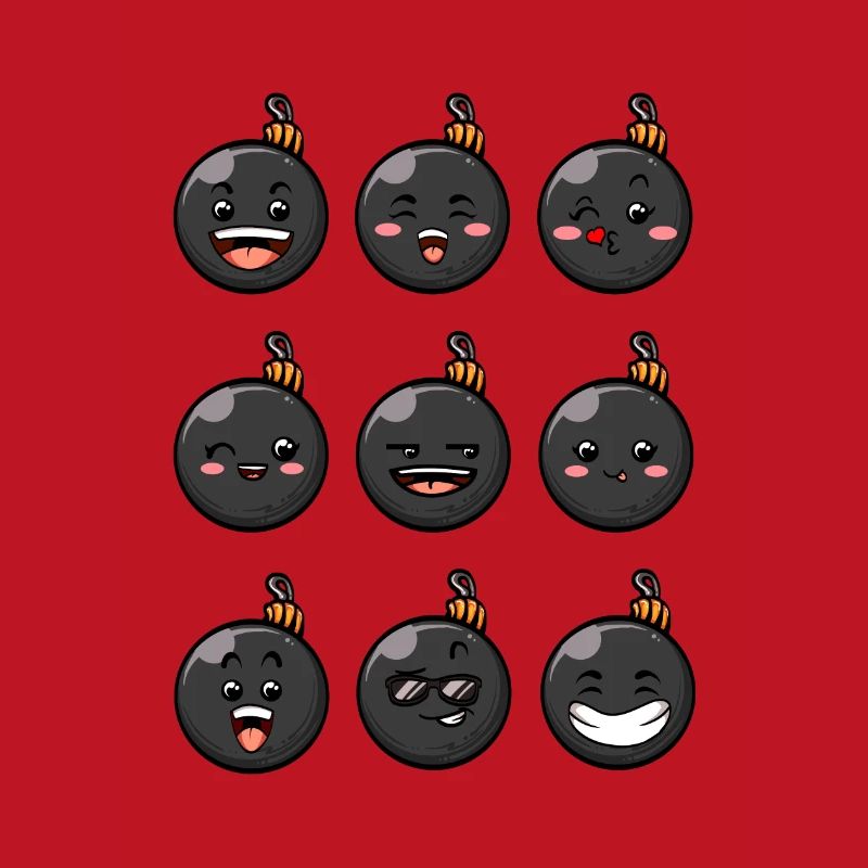 9 Weihnachtskugeln #9/10 Schwarz
