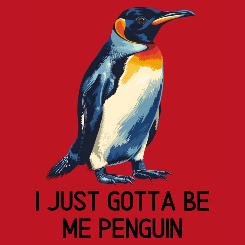 Ich muss einfach ich Pinguin sein