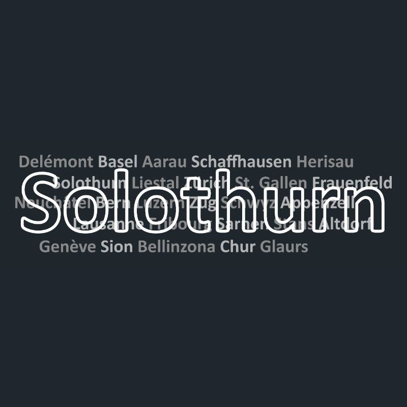 Schweizer Städte Solothurn