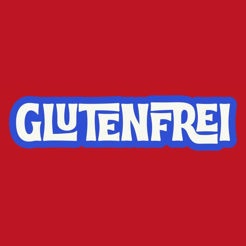 Glutenfrei Logo Blau Statement