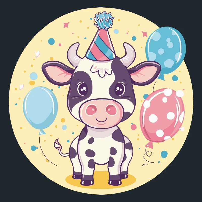 Kuh Geburtstag Comic