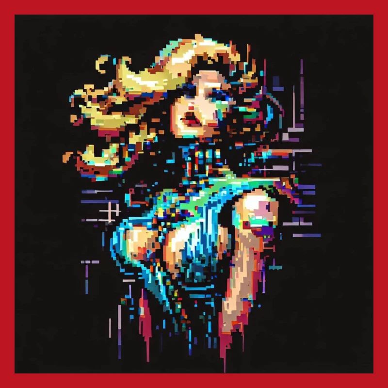 Techno babe [pixel art]
