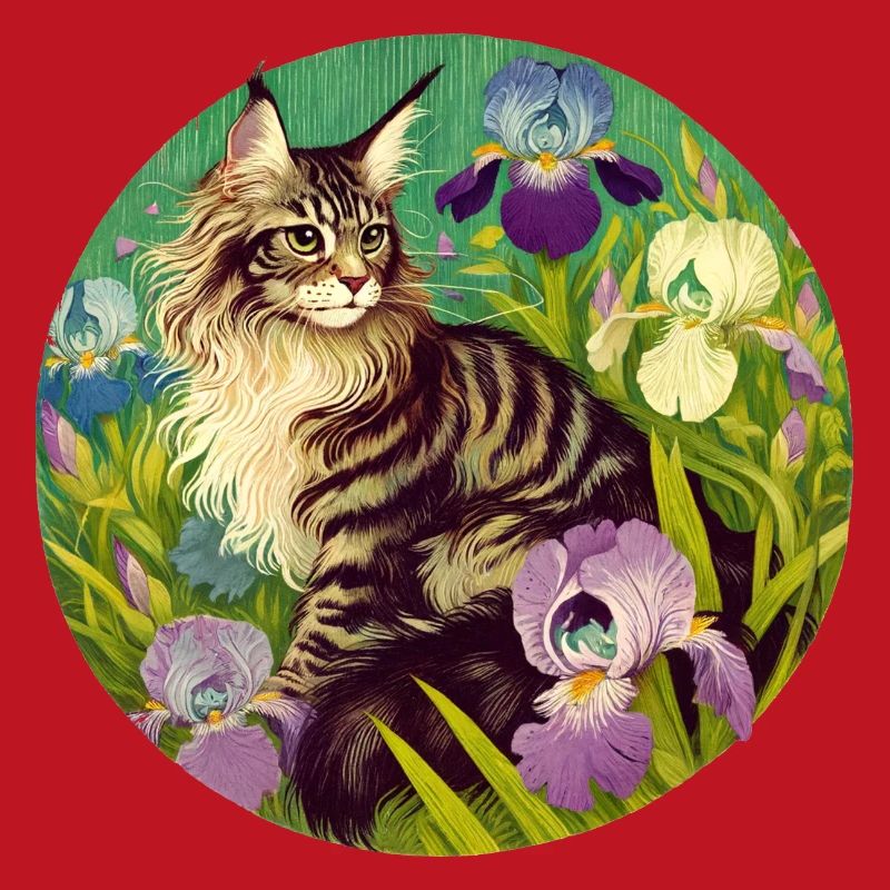 Brown Tabby Cat Iris