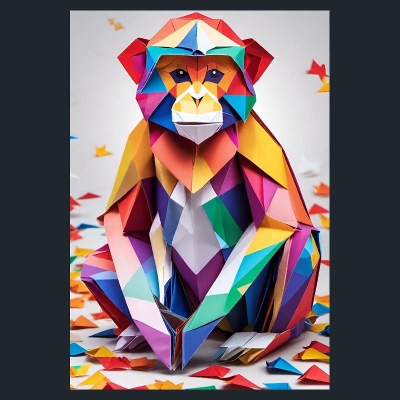 Regenbogen-Affe