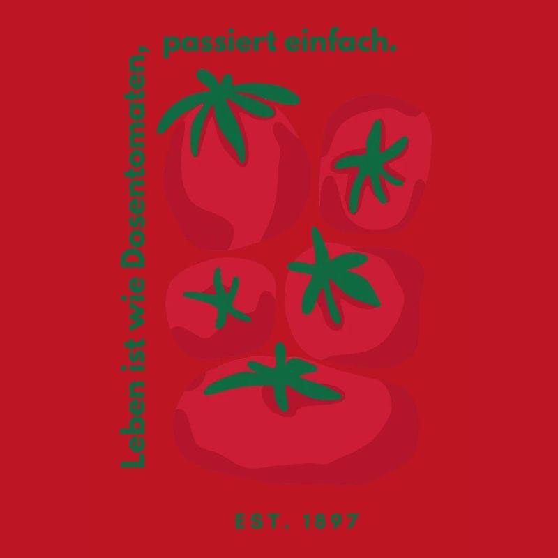 La vie est comme les tomates en conserve, ça arrive tout simplement