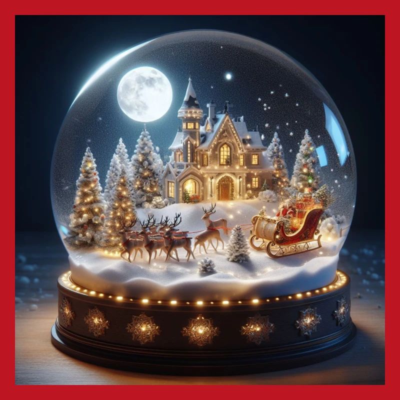 Weihnachtsbaum Mitternachtsmesse Weihnachtsmann Geschenke