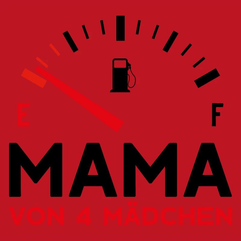 MAMA 4 TÖCHTER MUTTERTAG MUTTER VIER MÄDCHEN