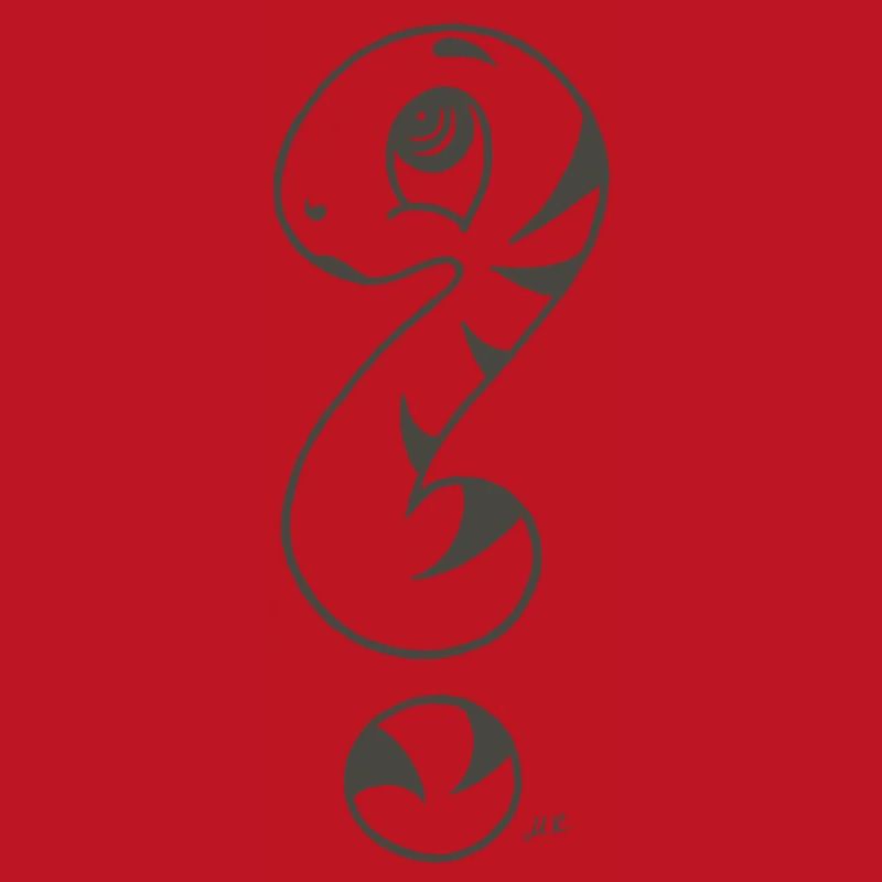 Point d’interrogation serpent