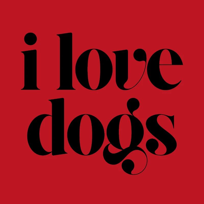 Ich liebe Hunde