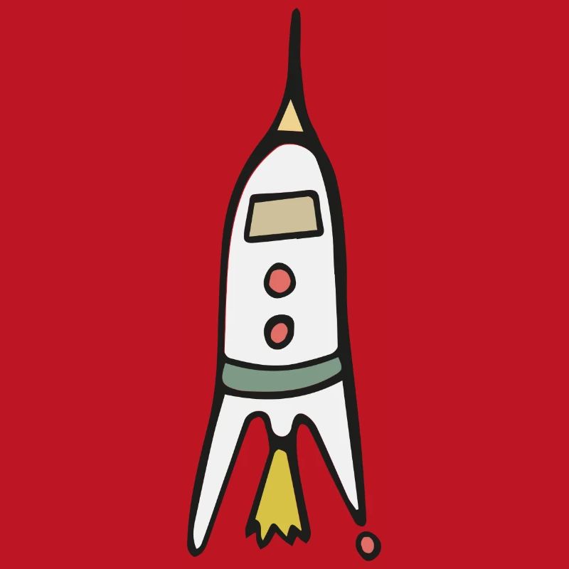 Lancement de fusée spatiale