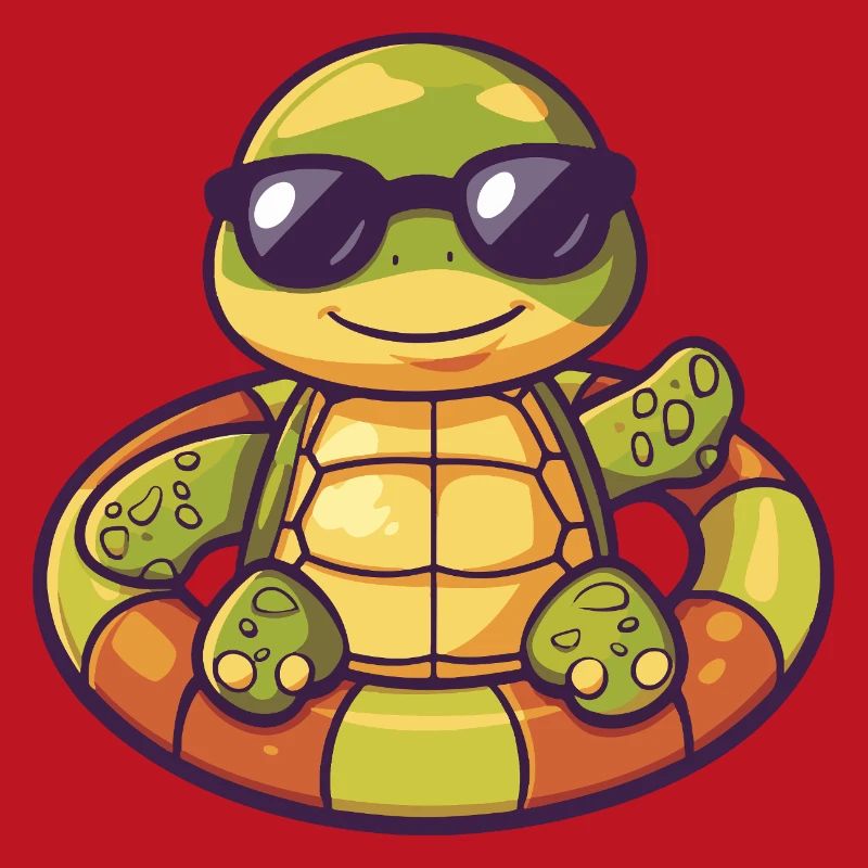 Turtle Comic Cool