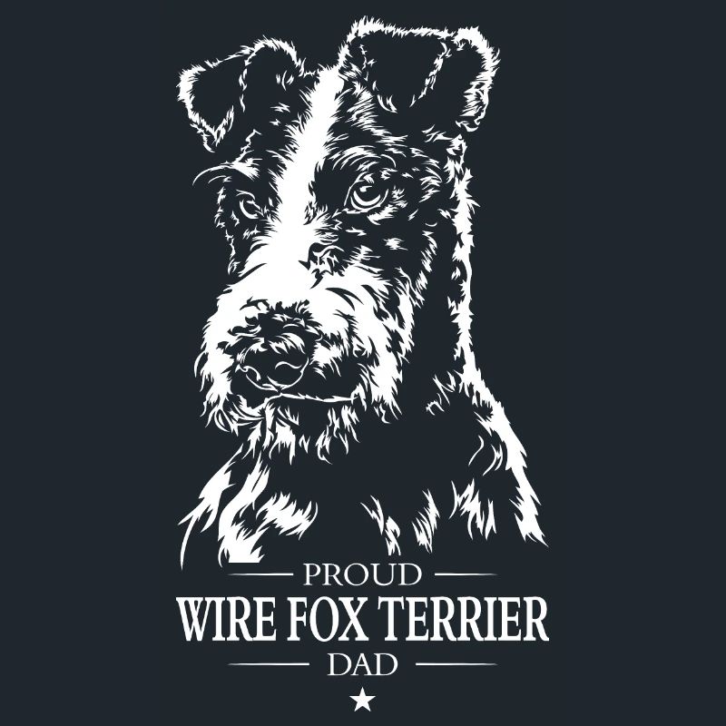 Wire Fox Terrier Dad Hunde Foxterrier Wilsigns