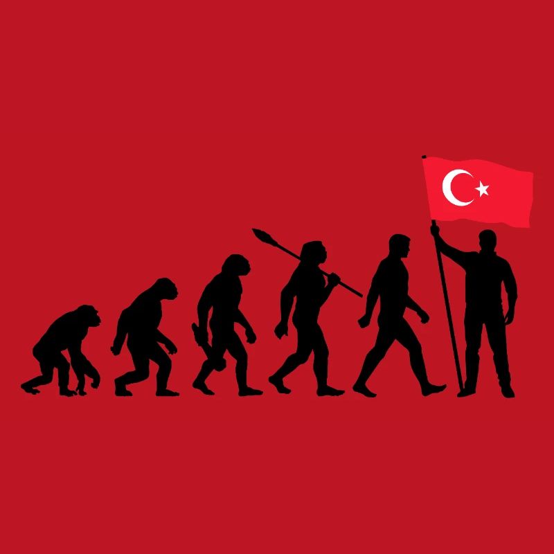 Turquie - Evolution - Drapeau - Nation
