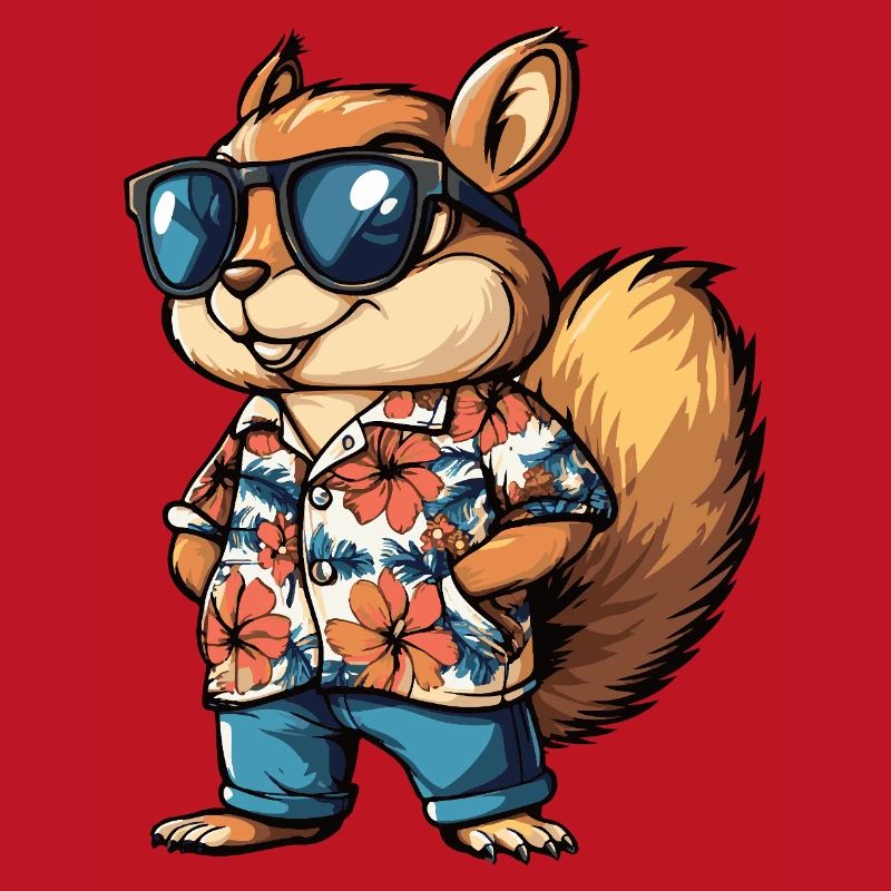 Squirrel Comic Cool Summer