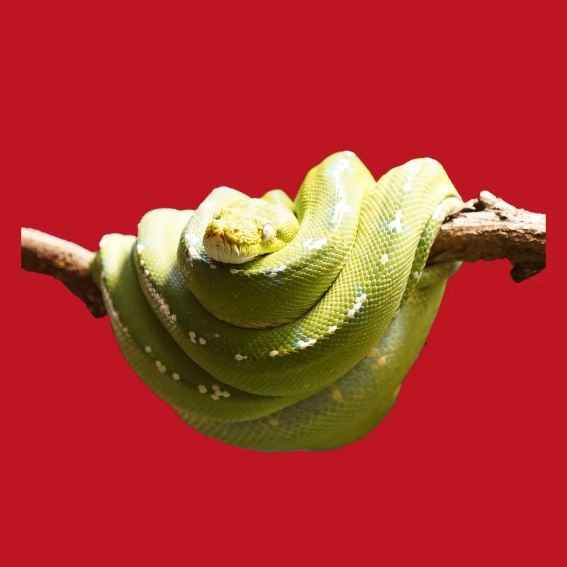 Der Baumpyton kann bis zu vier Meter lang werden