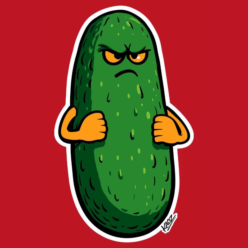 Grumpy Pickle Maskottchen