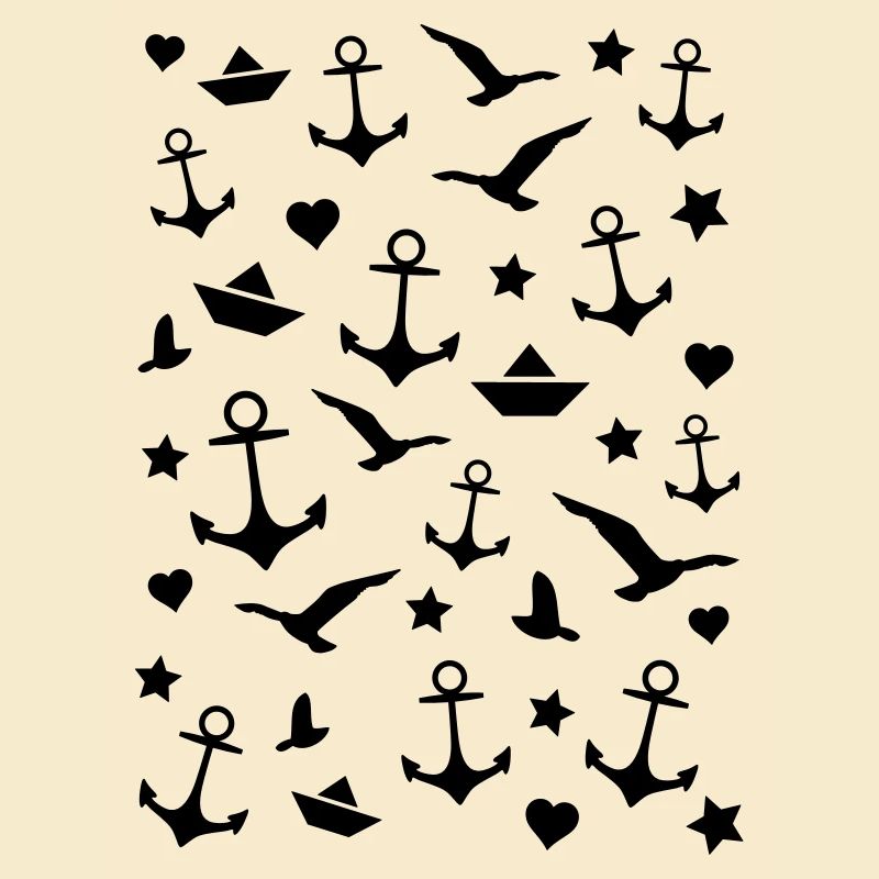 maritim pattern anchors