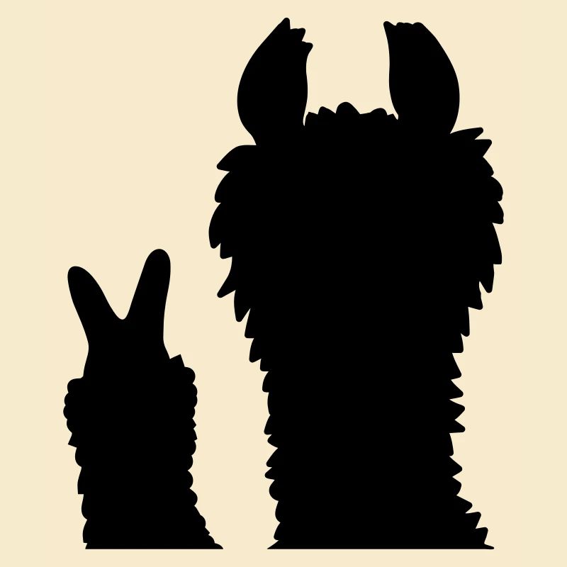 Silhouette No Drama Llama