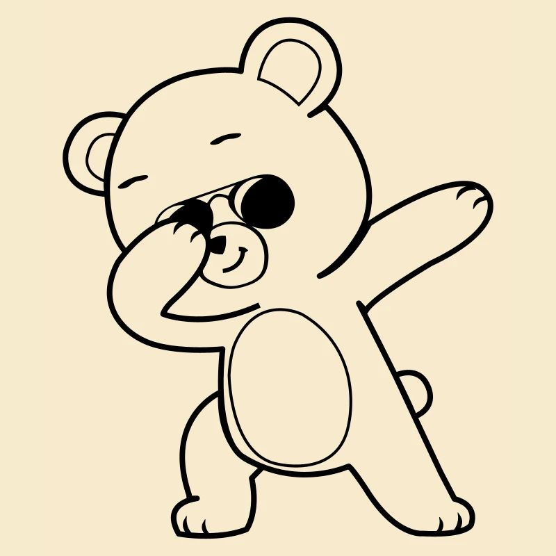 Dabbing Bear Cool