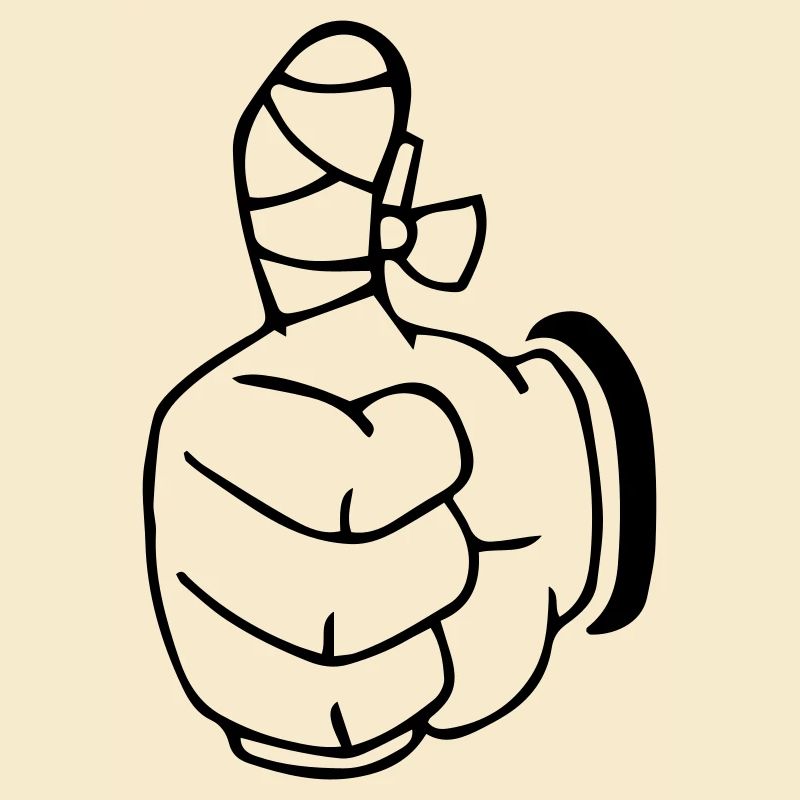 Idée cadeau de pouce levé d’artisan