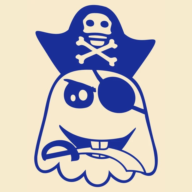 Pirate Ghost Funny Evil Ghost Halloween Fun