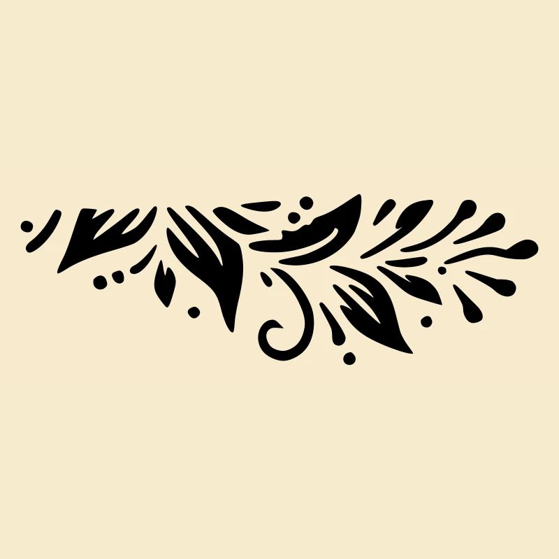 Décor de feuilles
