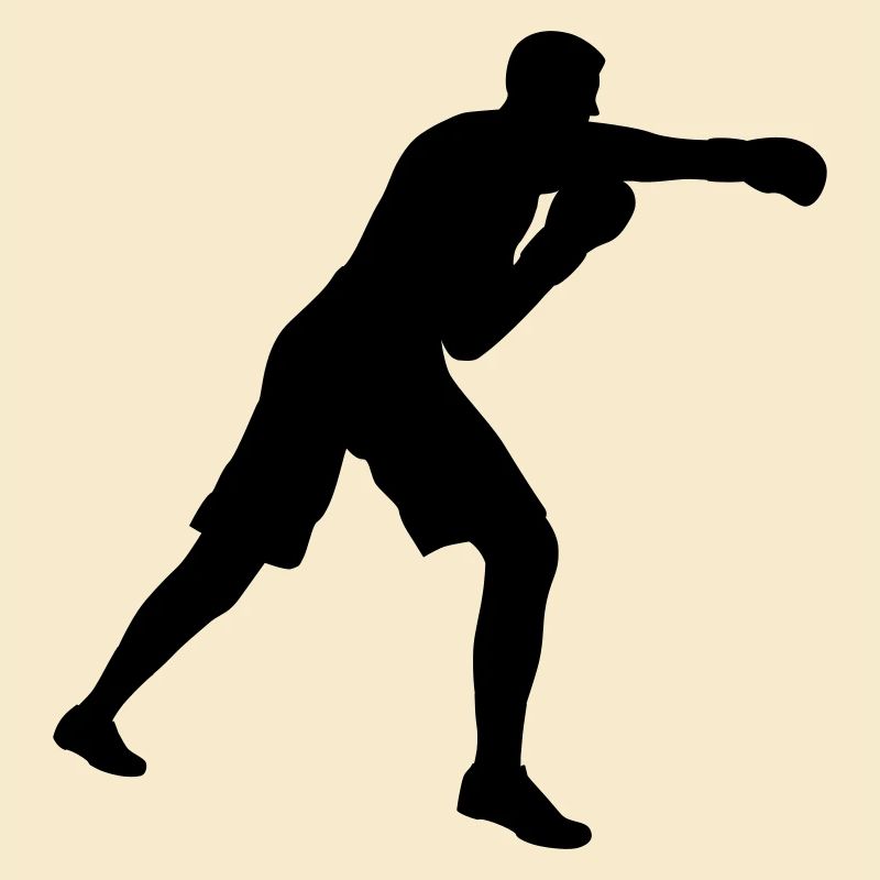 Boxer Boxen im Boxring
