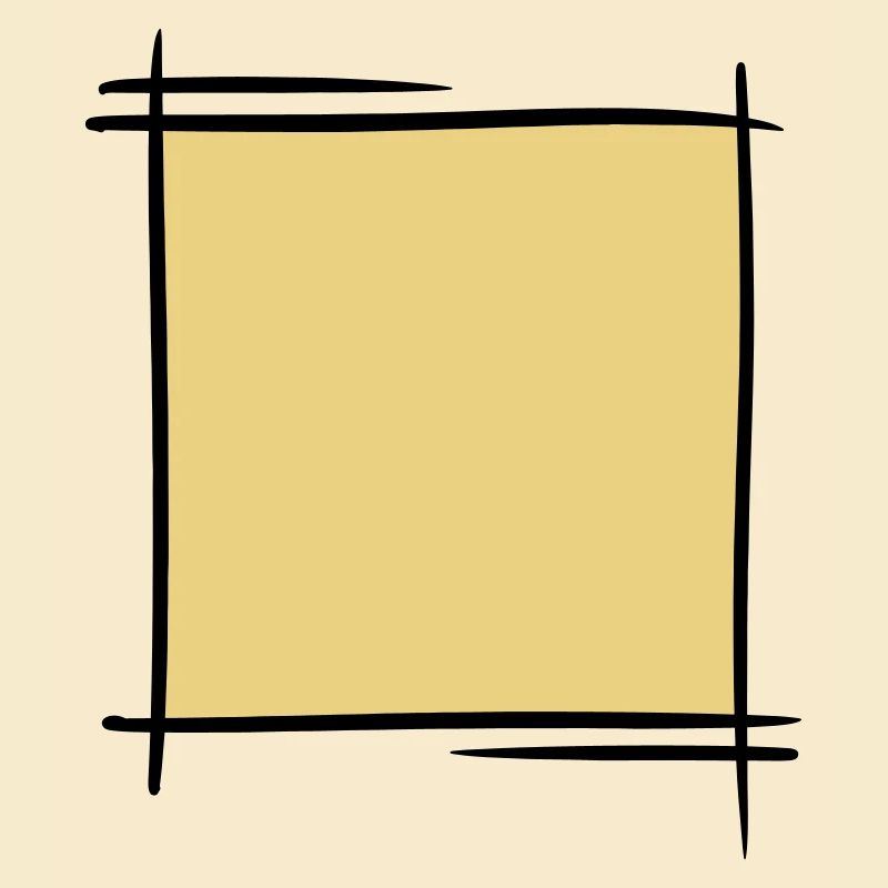 Dekorativer Rahmen. Banner / Bilderrahmen.