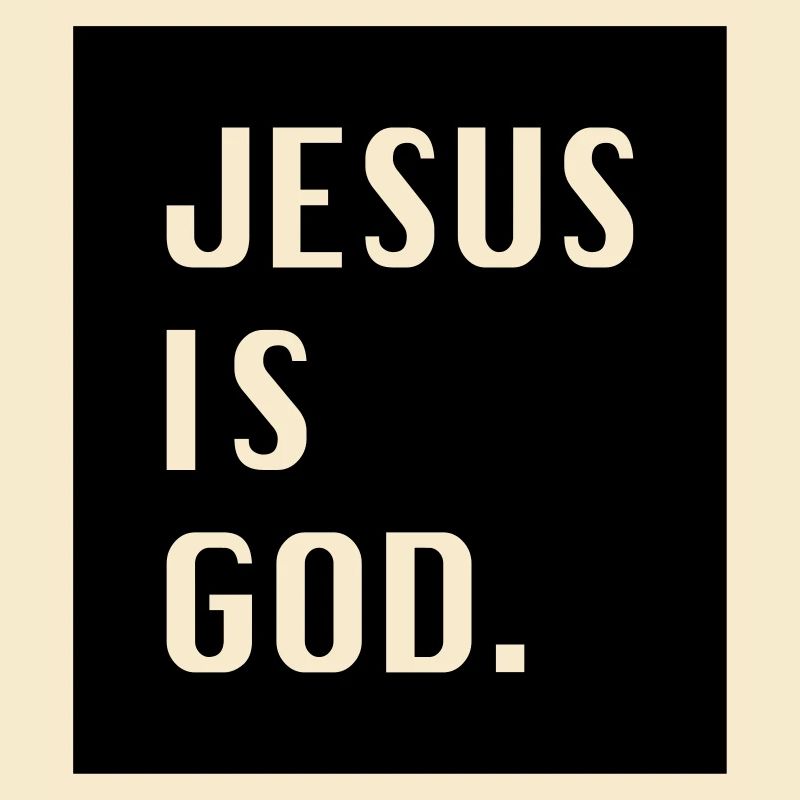 Jésus est God.