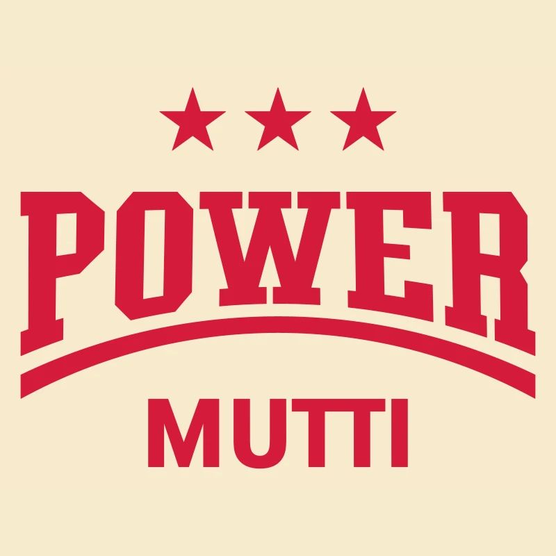 Power Mutti (Mama, Mami, Mutter, Muttertag / Red)