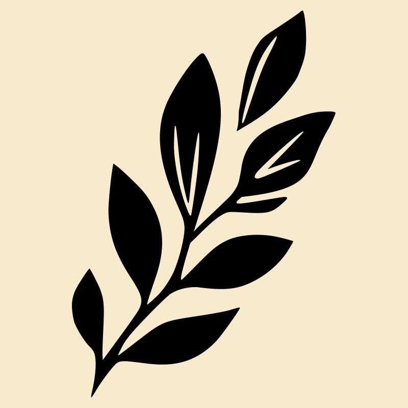 Décor de feuilles