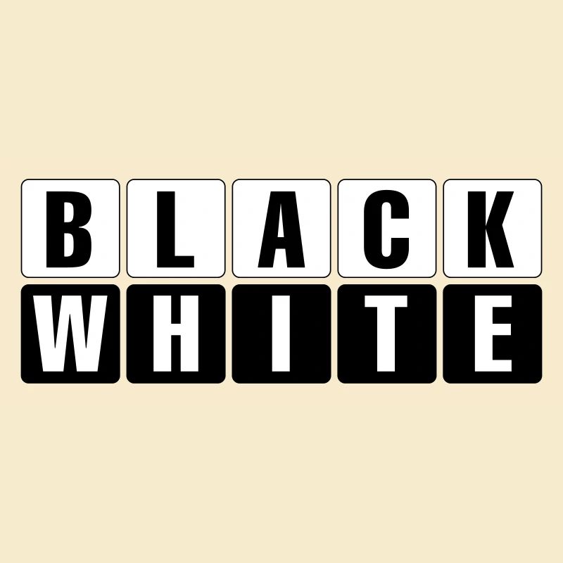 Black and White