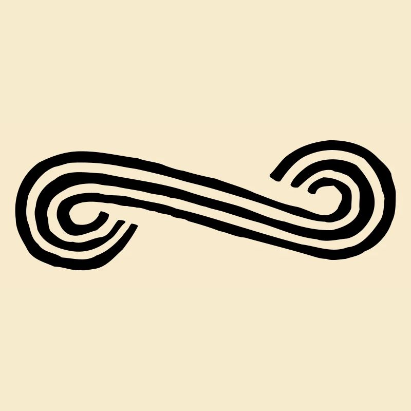 Ornament, bow - Vector graphic