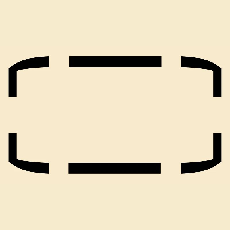border frame parentheses text field write name
