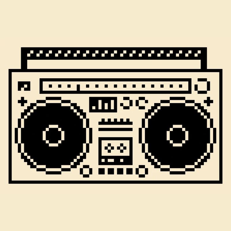 8bit Pixel Boombox