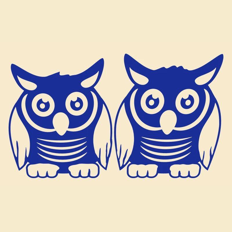 2 Eulen Team Vogel Freunde zwei Schleiereulen Crew