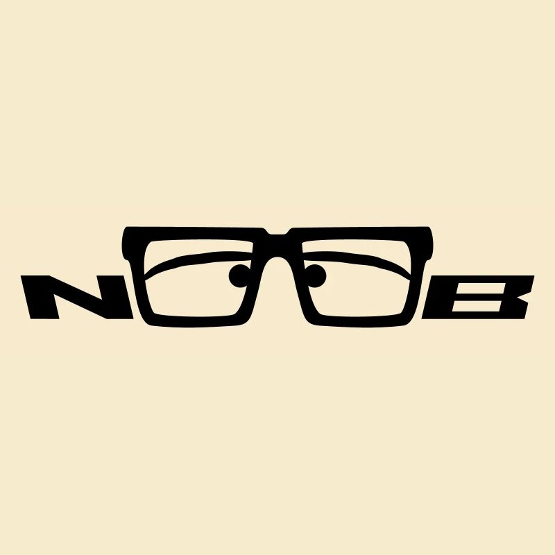 Noob verres visage comique Nerd